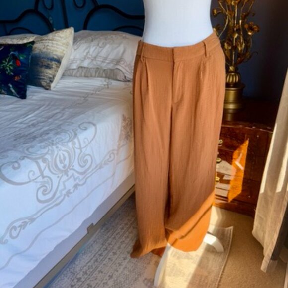 Butterscotch Wide Leg Pants - Picture 3 of 12
